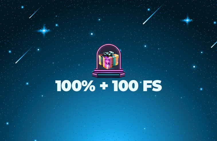 100% + 100 FS по промокоду